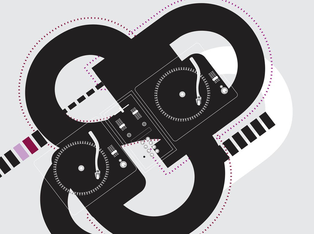 Dj Deck Background Vector Art Graphics 1024x765 Dj Deck Background Vector Art Graphics