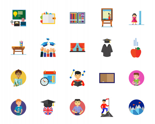 Higher Education Icon Set Vector Free Download 626x500 Higher Education Icon Set Vector Free Download