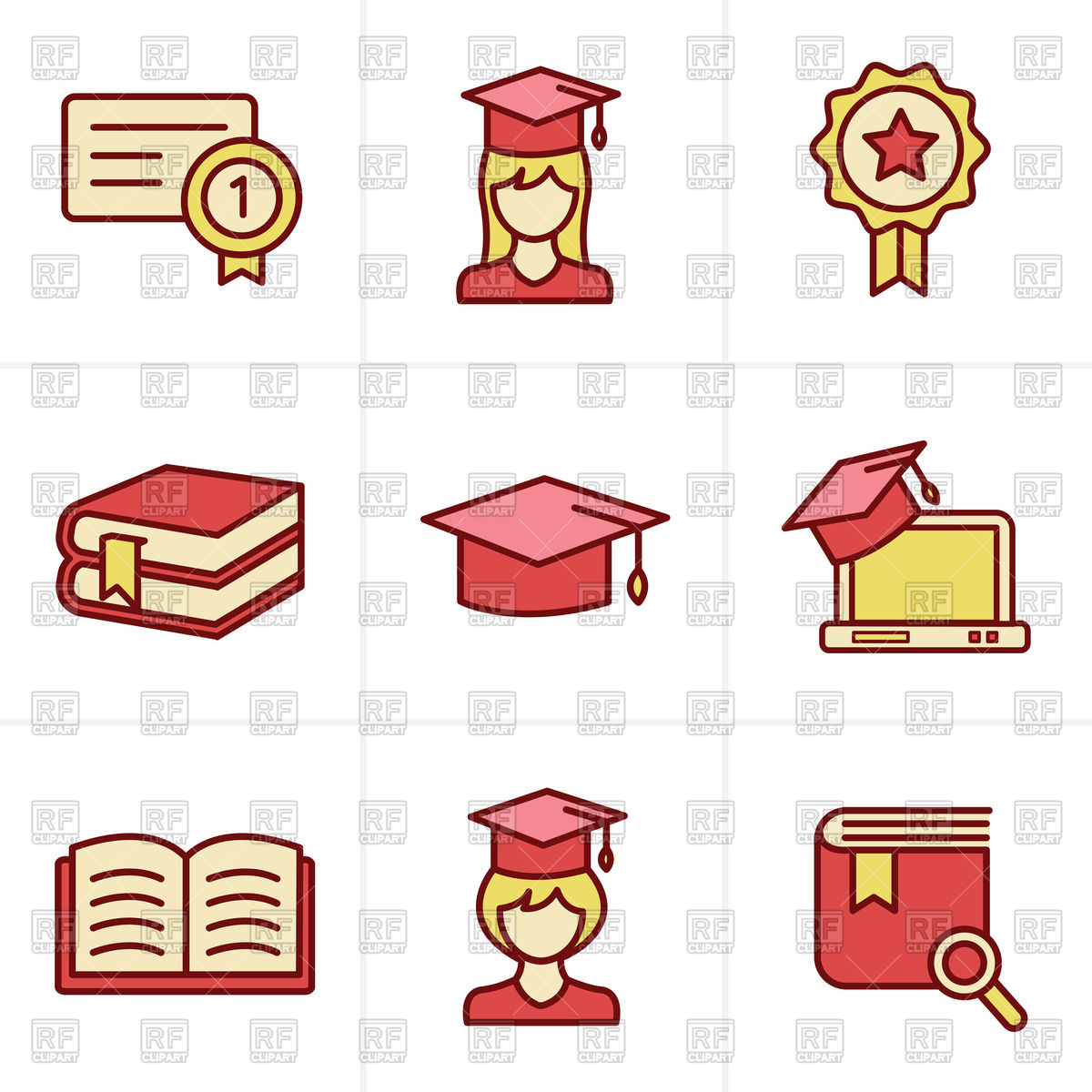 Icons Style Of Education Vector Image Of Science Education 1200x1200 Icons Style Of Education Vector Image Of Science Education