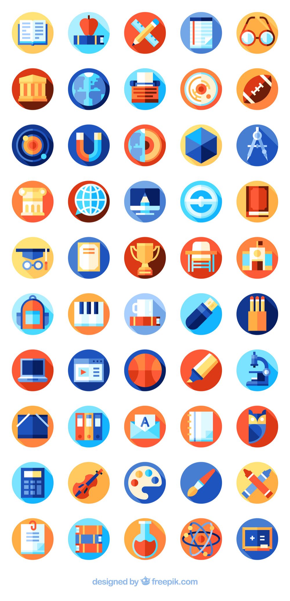Premium Vector Icons Of Education Icons Designed 1000x2069 Premium Vector Icons Of Education Icons Designed