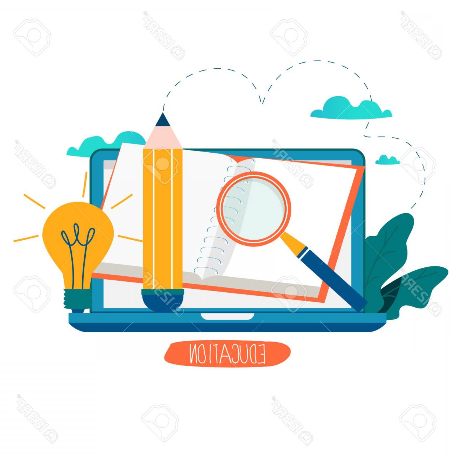 Photostock Vector Education Online Training Courses Distance 1560x1560 Photostock Vector Education Online Training Courses Distance