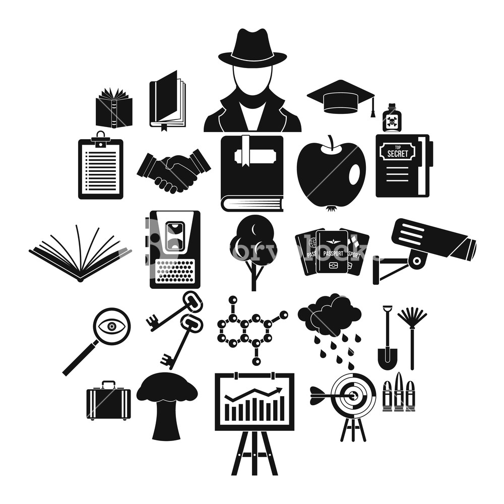 University Education Icons Set Simple Set Of University 1000x1000 University Education Icons Set Simple Set Of University