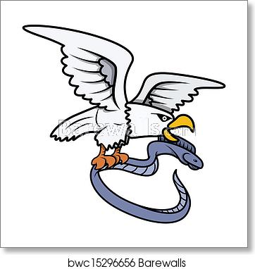 362x382 Sea Eagle Caught Eel Fish