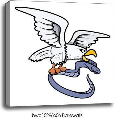 382x390 Sea Eagle Caught Eel Fish