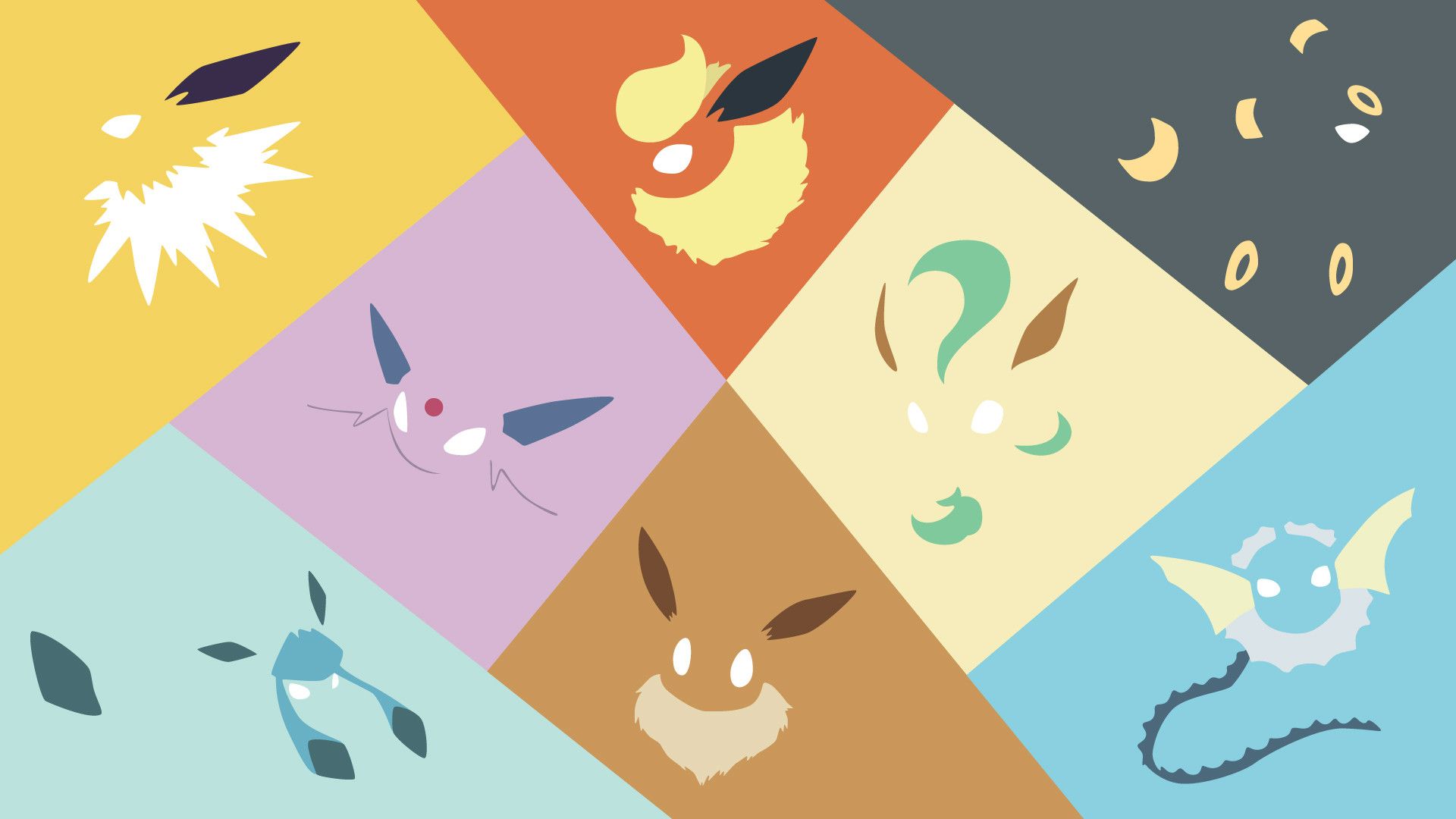 1920x1080 Eeveelutions Pokemon, Pokemon Pocket