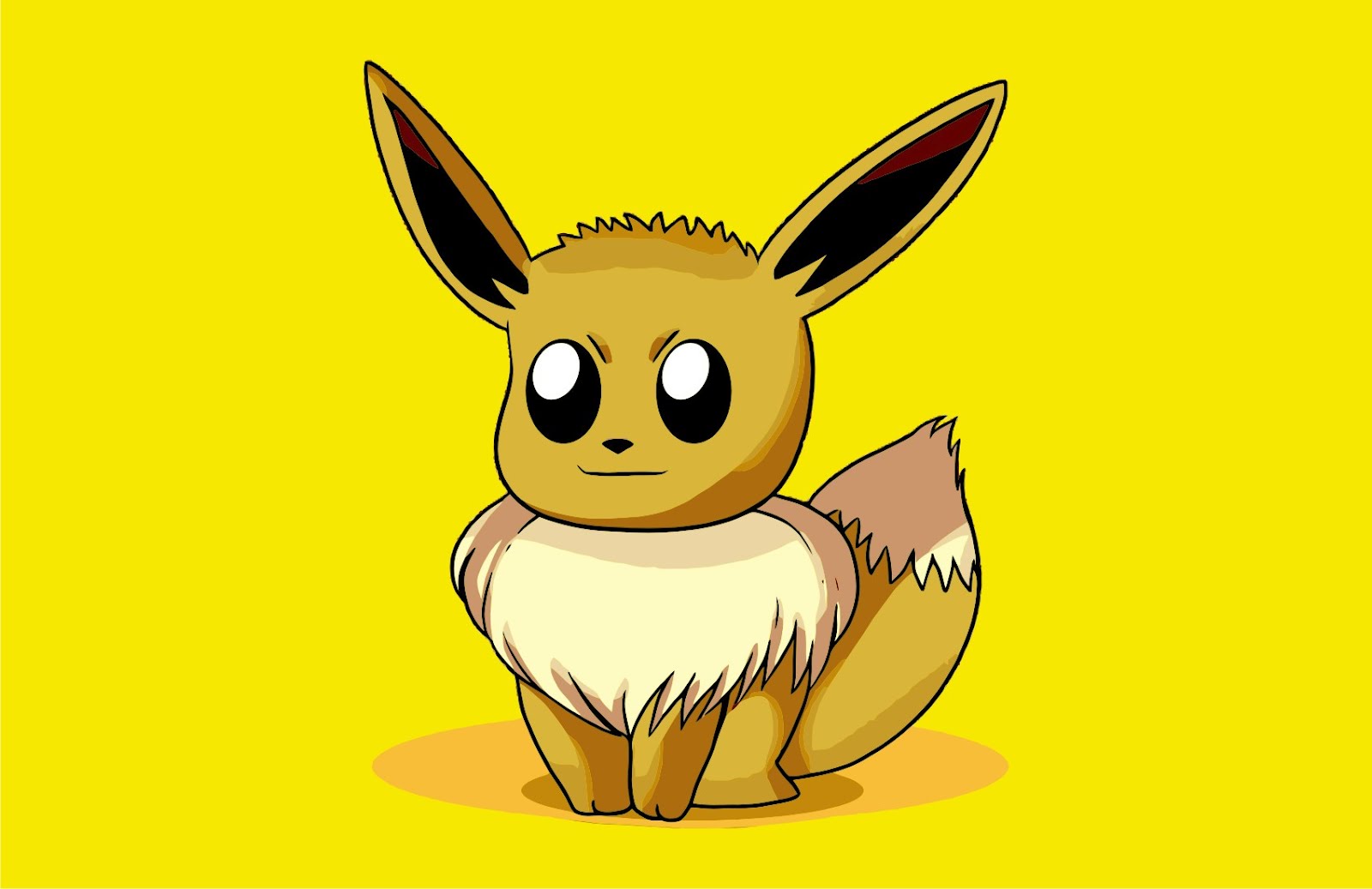 1600x1037 Pokemon Eevee Vector Game
