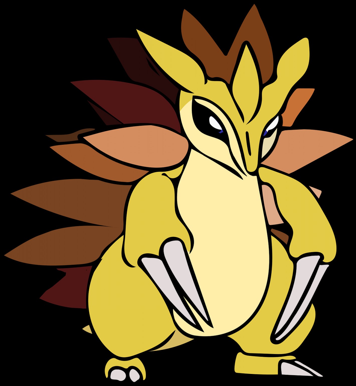 1420x1536 Pokemon Sandslash Pokemon Go Gaming Drawing Vector Illustration