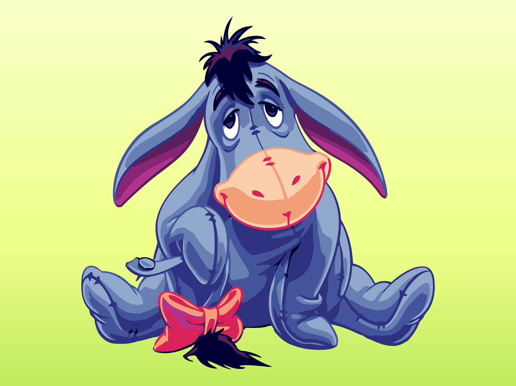 Eeyore Vector Art Graphics 1024x765 Eeyore Vector Art Graphics