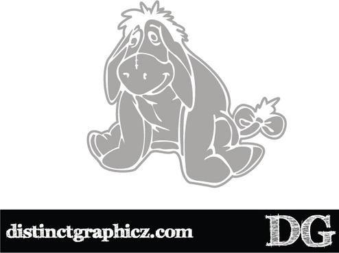 Eeyore The Pooh Vectors Free Vector Download 494x368 Eeyore The Pooh Vectors Free Vector Download