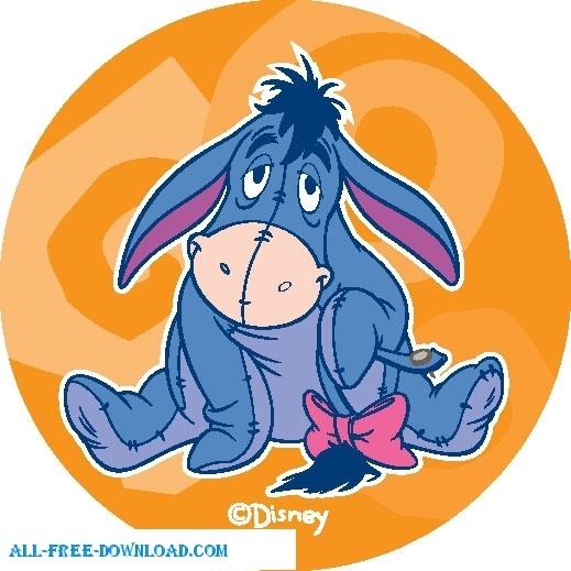 Winnie The Pooh Eeyore Free Vector In Encapsulated Postscript 519x519 Winnie The Pooh Eeyore Free Vector In Encapsulated Postscript