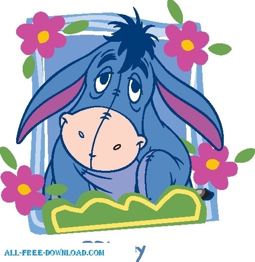 Winnie The Pooh Eeyore Free Vector In Encapsulated Postscript 506x520 Winnie The Pooh Eeyore Free Vector In Encapsulated Postscript