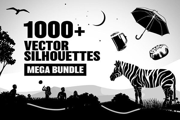 600x400 Spring Silhouettes Mega Pack