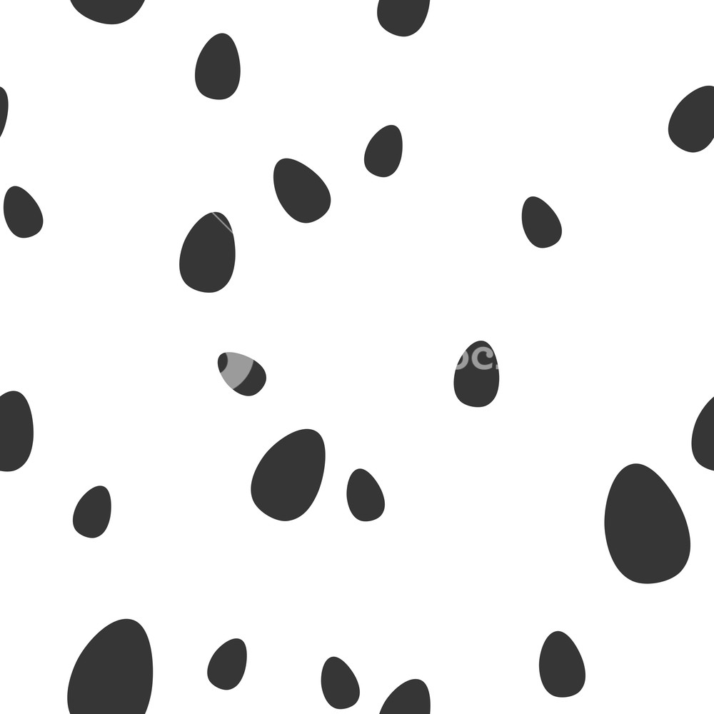 1000x1000 Vector Seamless Pattern With Oval Or Egg Shape Good For Wrapping
