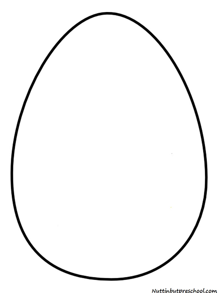 768x1024 Easter Egg Shape Templates Hd Easter Images