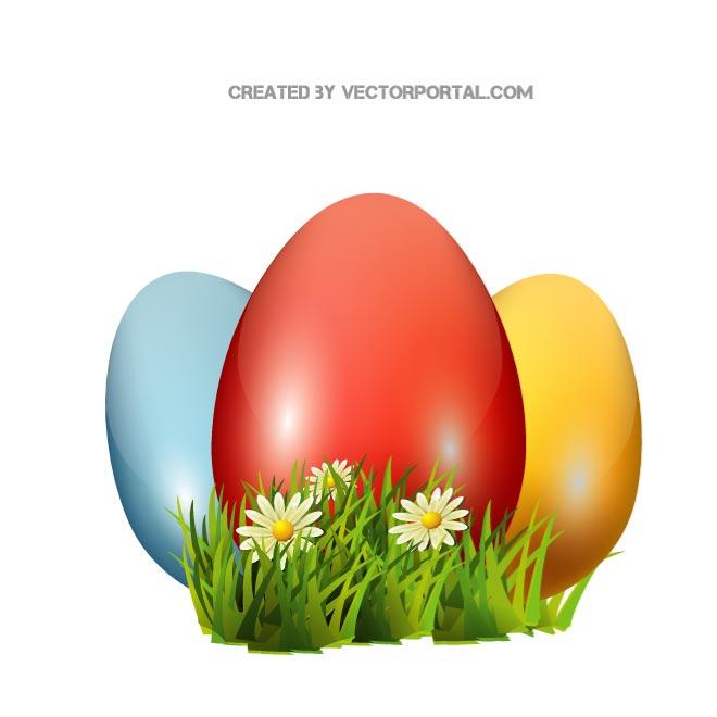 Easter Eggs Vector Graphics 660x660 Easter Eggs Vector Graphics