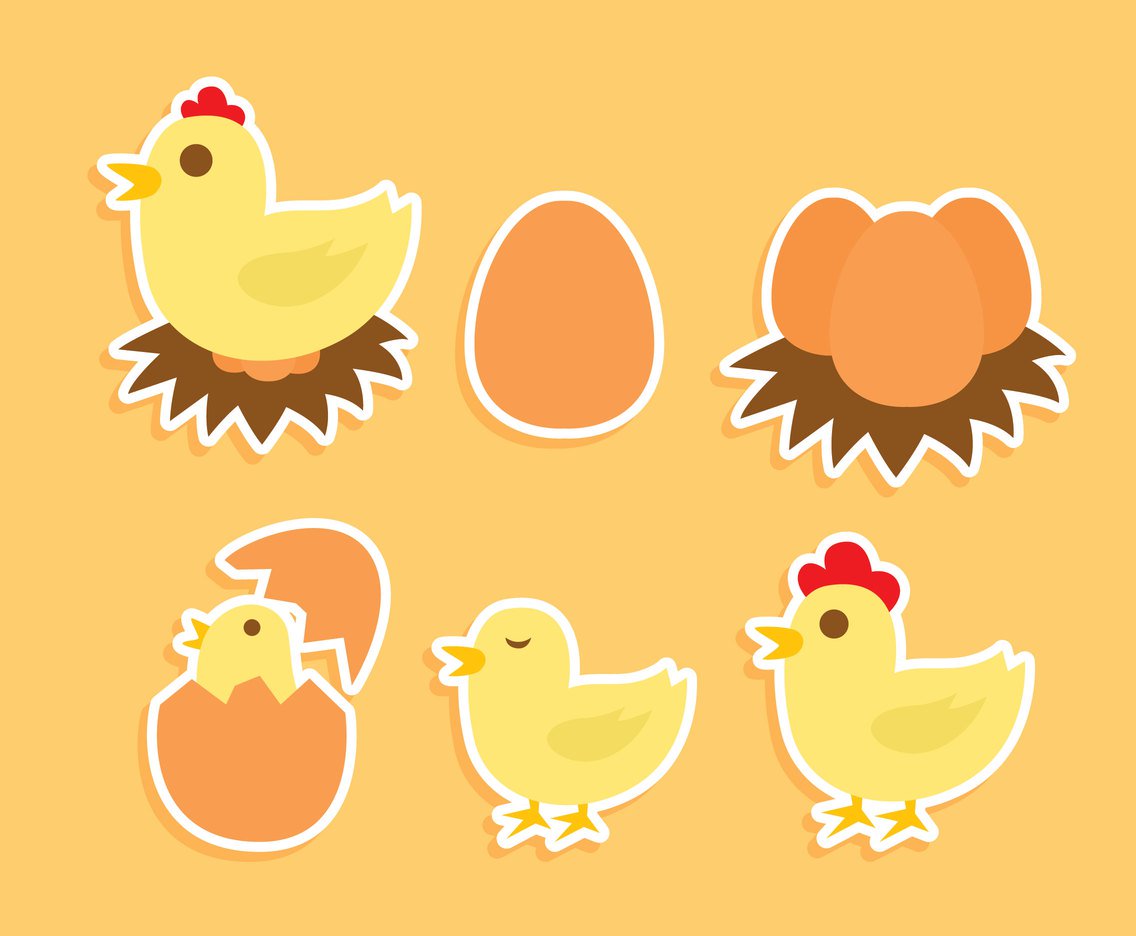 Chicken Egg Vector Set Vector Art Graphics 1136x936 Chicken Egg Vector Set Vector Art Graphics