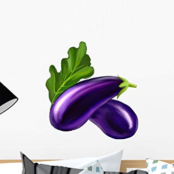 355x355 Wallmonkeys Fot Eggplant Vector