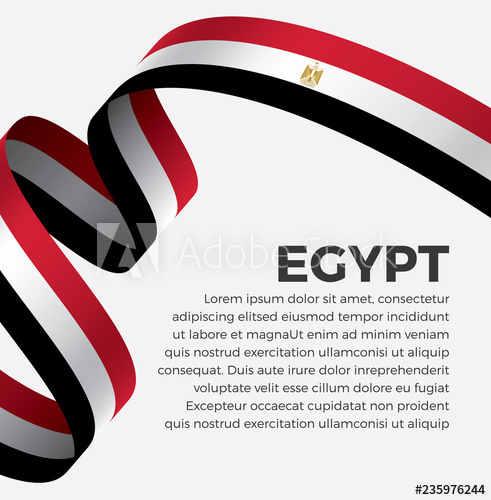 Egypt Flag, Vector Illustration On A White Background 491x500 Egypt Flag, Vector Illustration On A White Background