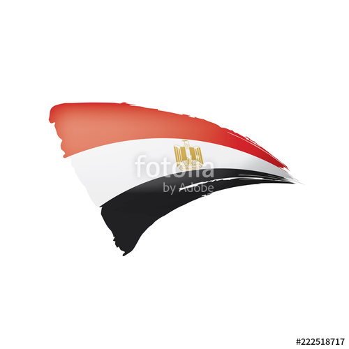 Egypt Flag, Vector Illustration On A White Background Stock Image 500x500 Egypt Flag, Vector Illustration On A White Background Stock Image