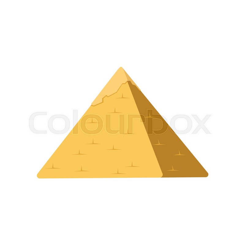 800x800 Egypt Pyramid, Symbol Of Ancient Egypt Stock Vector Colourbox