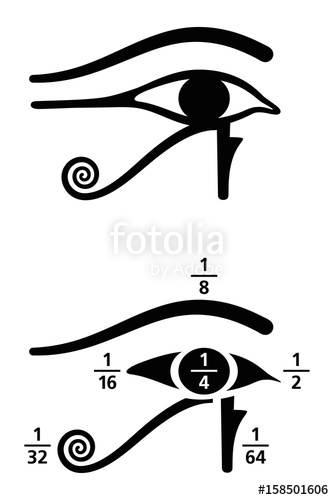 334x500 Eye Of Horus Fractions Values In Ancient Egyptian, Fractions Were
