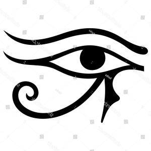 300x300 Ancient Egyptian Moon Sign Left Eye Createmepink