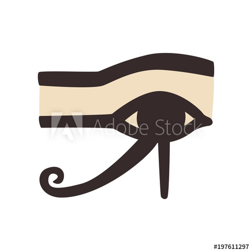 500x500 Wedjat Or Eye Of Horus Ancient Egyptian Symbol Of Protection