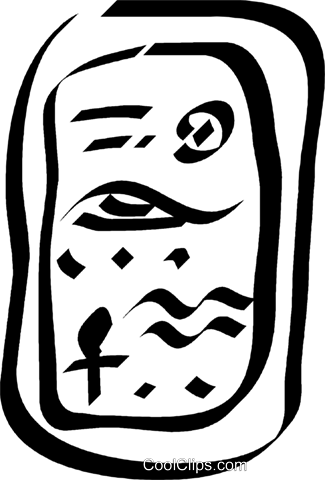 325x480 Egyptian Hieroglyphics Royalty Free Vector Clip Art Illustration