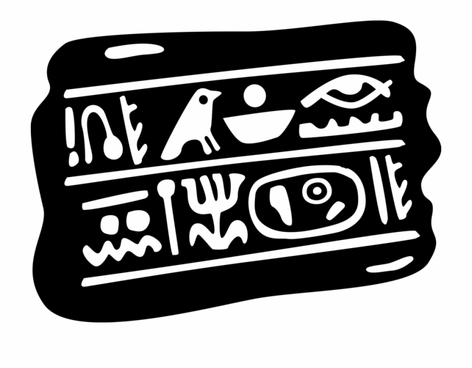 920x719 Vector Illustration Of Ancient Egyptian Hieroglyphs, Transparent