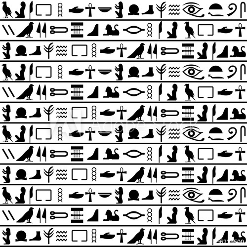 Egyptian Hieroglyphs Vector at Vectorified.com | Collection of Egyptian ...