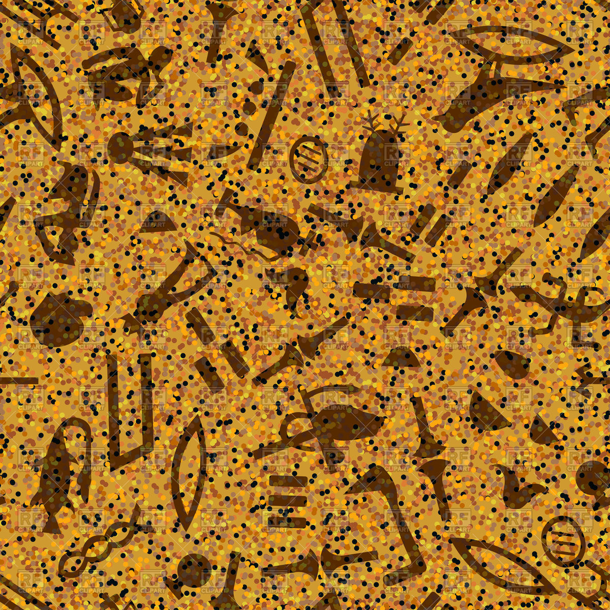 1200x1200 Egyptian Seamless Pattern Vector Image Of Backgrounds, Textures