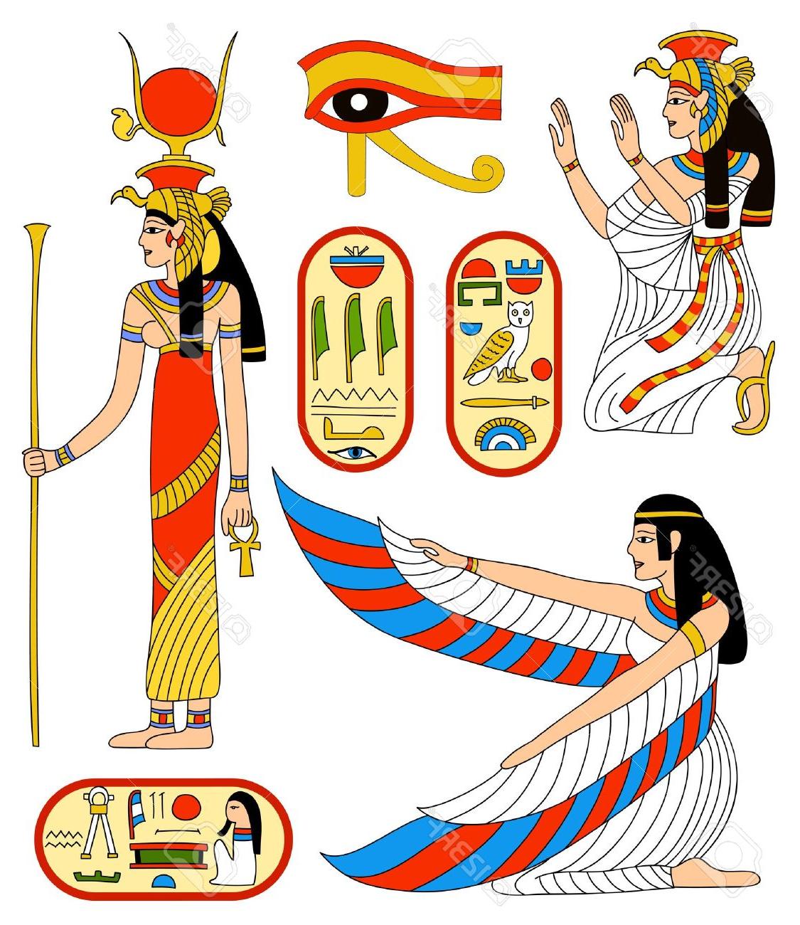 1125x1300 Top Wings Of Isis Egyptian Vector Pictures Free Vector Art