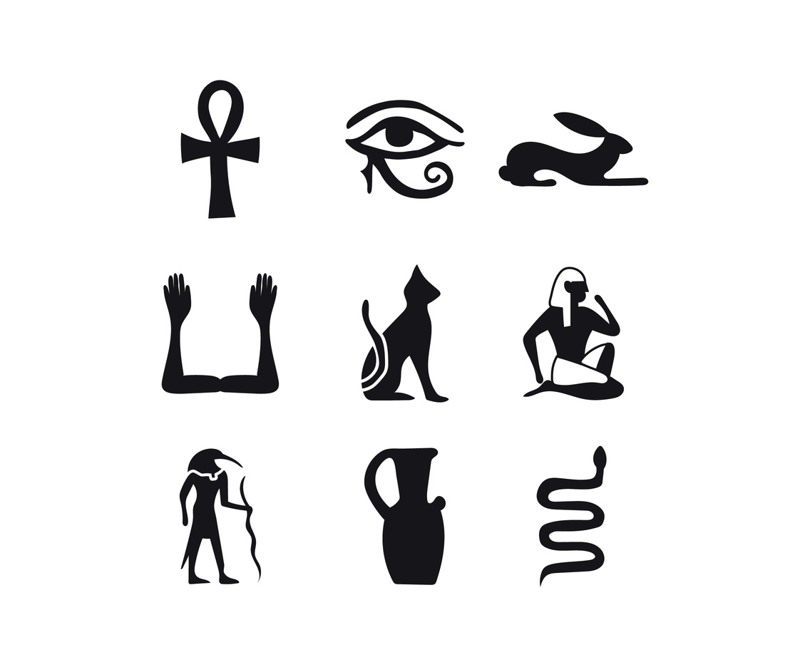 Egyptian Elements Vector Art Graphics 1136x936 Egyptian Elements Vector Art Graphics