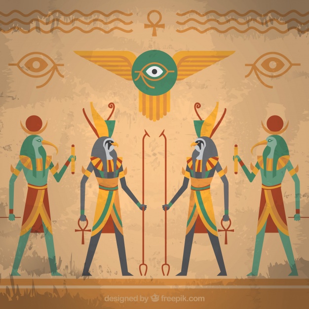 Egyptian Hieroglyphics Background With Flat Design Vector Free 626x626 Egyptian Hieroglyphics Background With Flat Design Vector Free