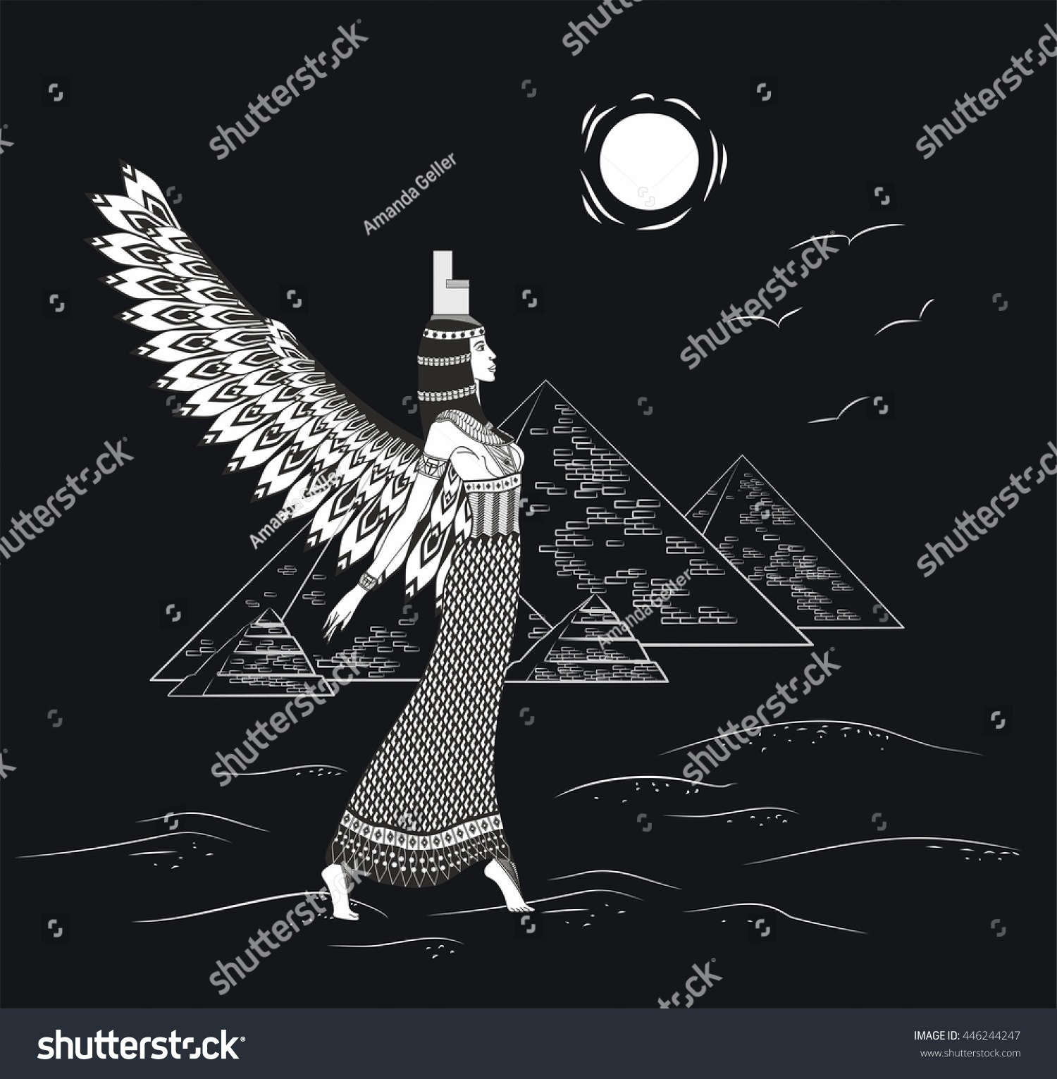 Pencil Sketch Egyptian Goddess Hand Drawn Detailed Egyptian 1500x1531 Pencil Sketch Egyptian Goddess Hand Drawn Detailed Egyptian