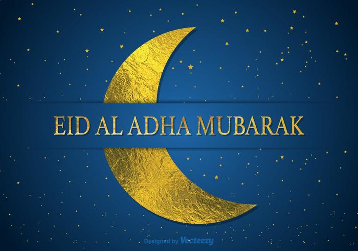 Eid Card Free Vector Art 700x490 Eid Card Free Vector Art