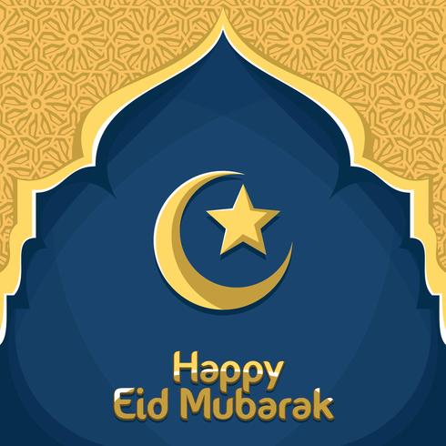 490x490 Happy Eid Mubarak Vector