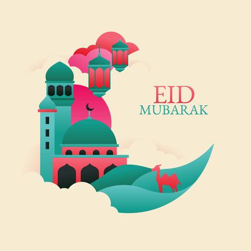 Eid Mubarak Vector 490x490 Eid Mubarak Vector