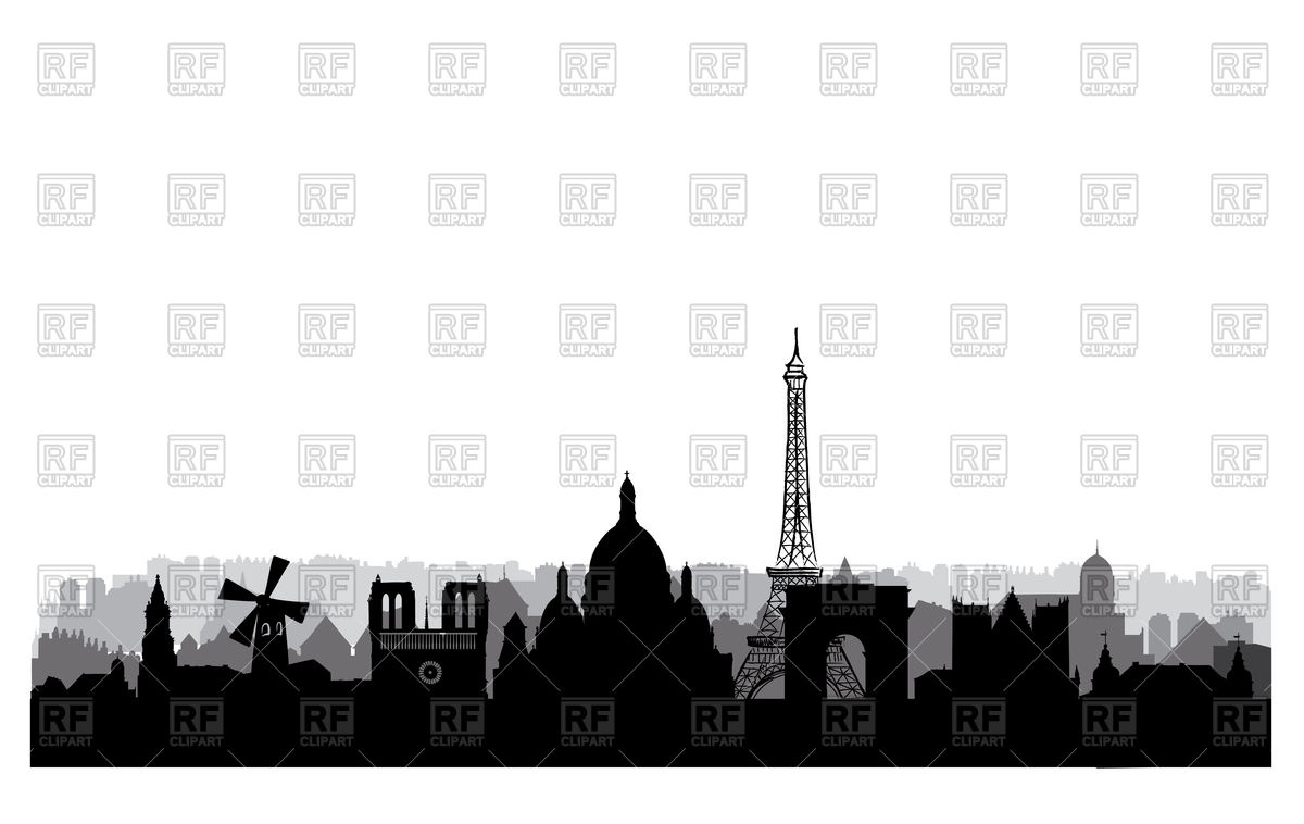Paris Skyline With Famous Buildings 1200x758 Paris Skyline With Famous Buildings