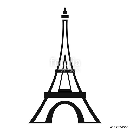 Eiffel Tower Icon Simple Illustration Of Eiffel Tower Vector Icon 500x500 Eiffel Tower Icon Simple Illustration Of Eiffel Tower Vector Icon