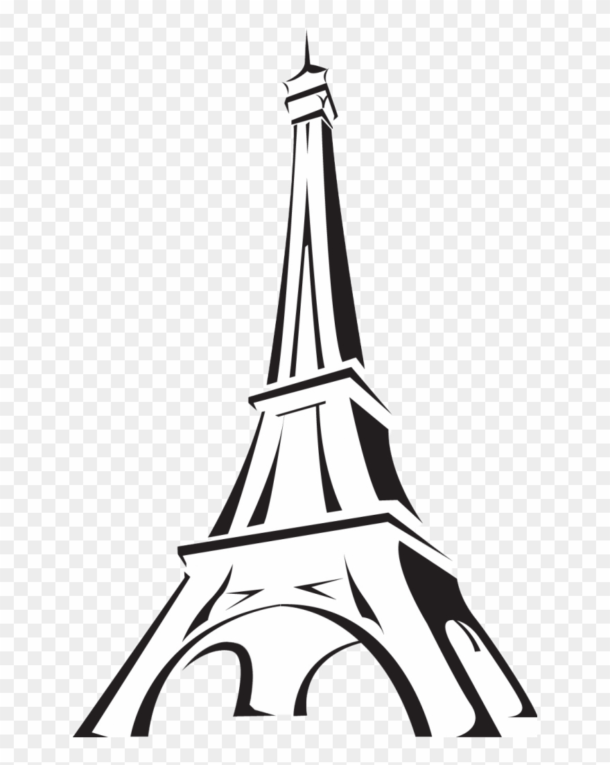 Eiffel Tower Vector Clipart 880x1104 Eiffel Tower Vector Clipart