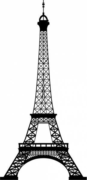 290x600 Eiffel Tower Free Vector In Adobe Illustrator Can Use This