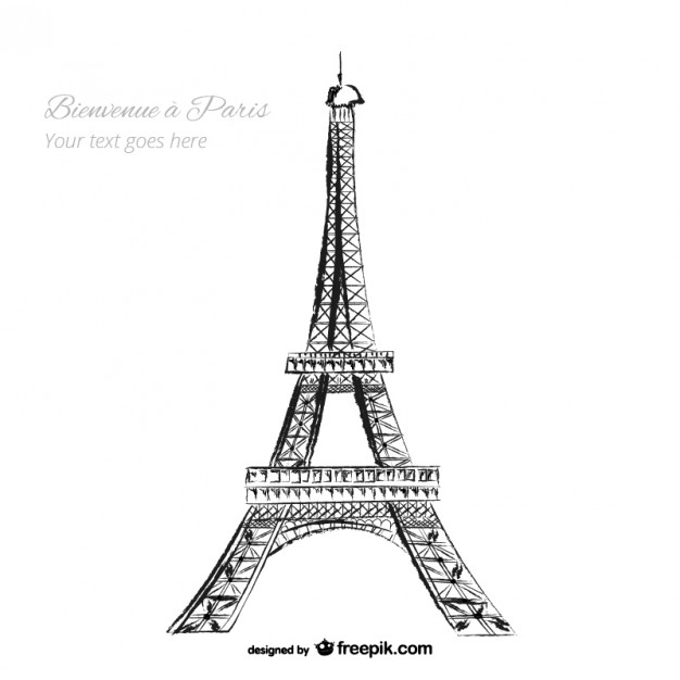 626x626 Eiffel Tower Vector Free Download