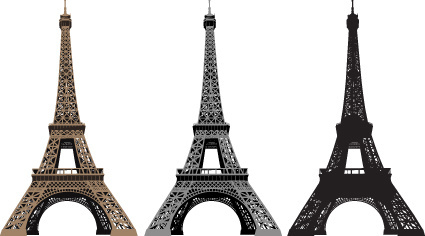 425x236 Eiffel Tower Free Vector Download
