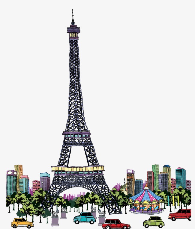 650x765 Eiffel Tower, Building, City Png And Vector For Free
