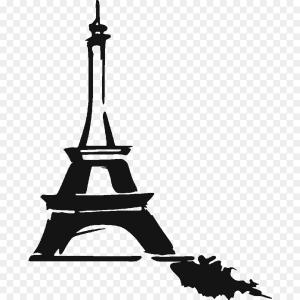 300x300 Eiffel Tower France Silhouette Vector Catchsplace
