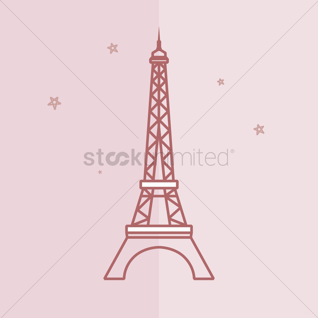 1300x1300 Free Eiffel Tower Vector Image