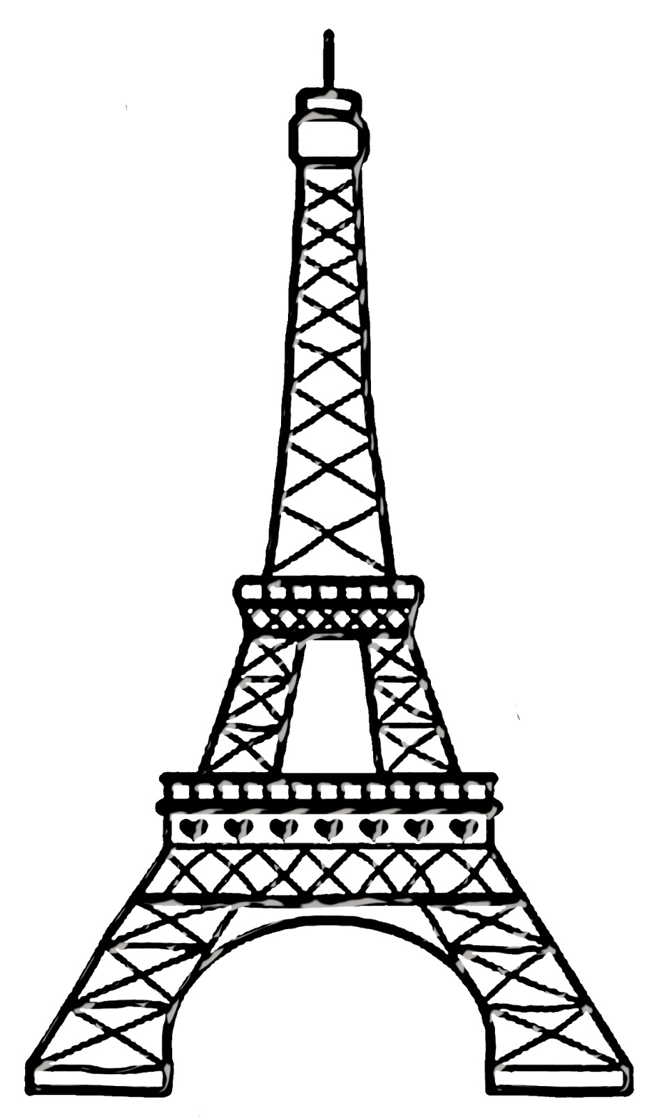 935x1600 Huge Collection Of 'eiffel Tower Paris Drawing' Download More