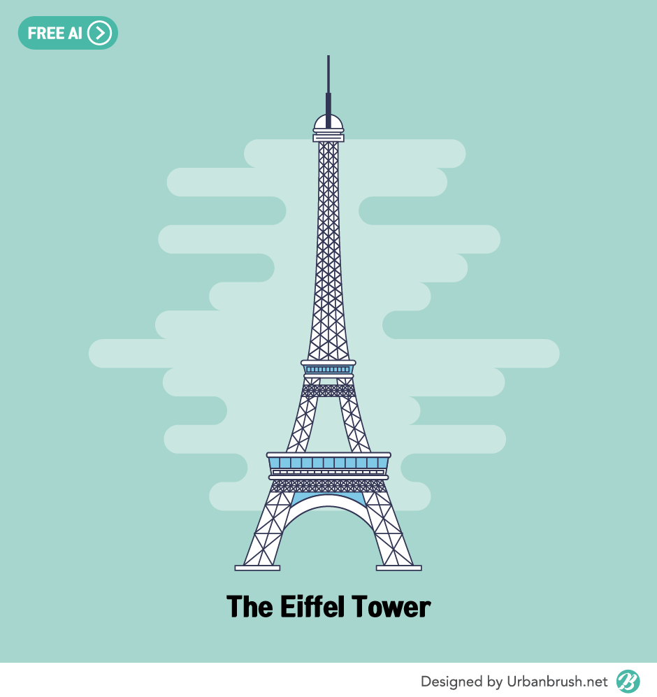 940x997 Free Eiffel Tower Vector