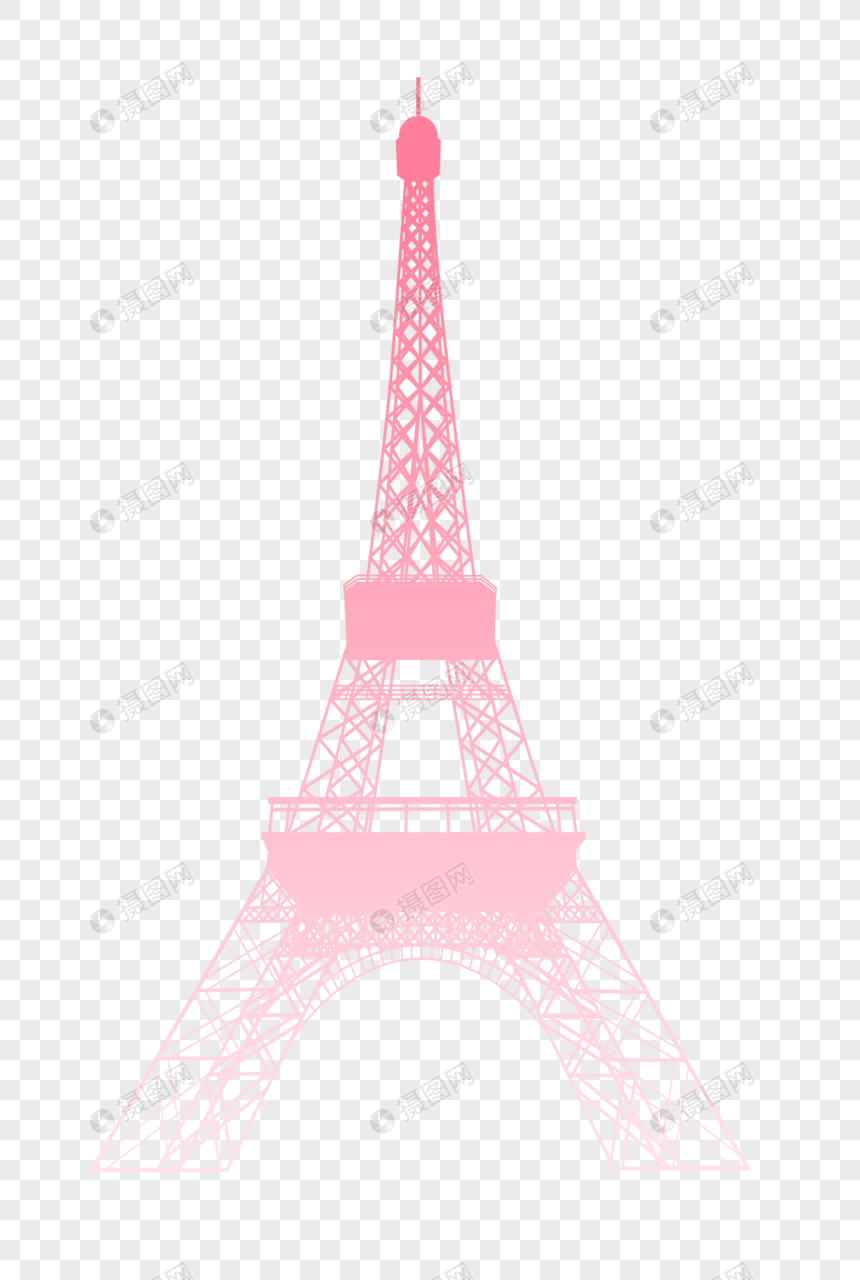 860x1280 Hand Painted Eiffel Tower Vector Material Png Image Picture Free